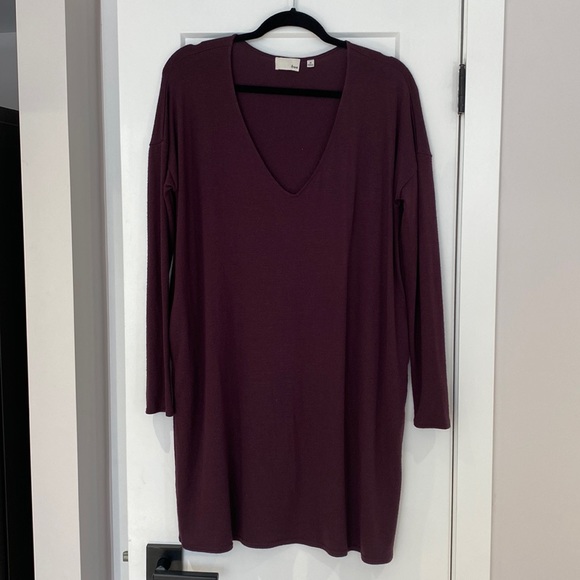 Wilfred Free Burgundy Gail Dress - Picture 2 of 11